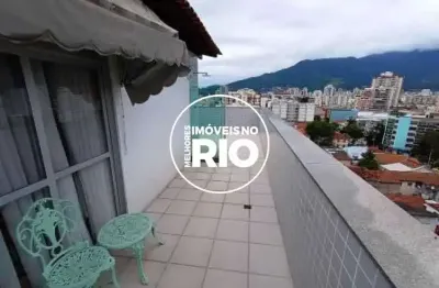 Cobertura com 2 quartos à venda na rua justiniano da rocha, --, vila isabel, rio de janeiro, 126 m2 por r$ 600.000
