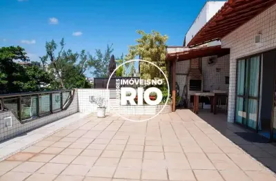 Cobertura com 4 quartos à venda na rua gustavo corção, --, recreio dos bandeirantes, rio de janeiro, 285 m2 por r$ 1.470.000