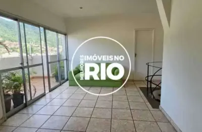 Cobertura com 3 quartos à venda na rua barão do bom retiro, --, grajaú, rio de janeiro, 110 m2 por r$ 745.000