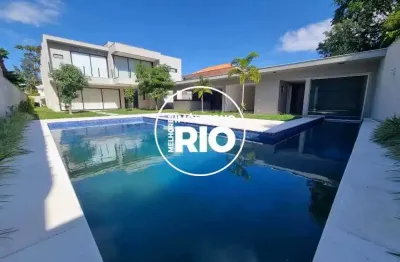 Casa em condomínio fechado com 5 quartos à venda na avenida das américas, --, barra da tijuca, rio de janeiro, 1000 m2 por r$ 9.900.000