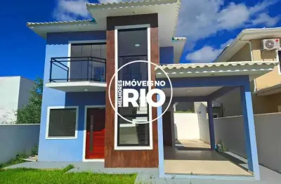 Casa em condomínio fechado com 2 quartos à venda na estrada henfil, --, pindobas, maricá, 120 m2 por r$ 500.000