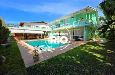 Casa em condomínio fechado com 6 quartos à venda na avenida das américas, --, barra da tijuca, rio de janeiro, 543 m2 por r$ 5.950.000