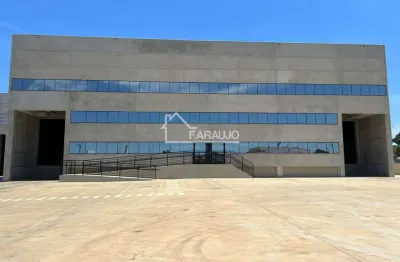 Galpão (padrão triple a) para locação e área construida de 2.082m²; piso livre: 1.500m²; administrativo: 318m².