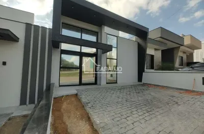 Casa em condomínio à venda em villaggio ipanema 1 com 100m² 3 quartos, 2 vagas