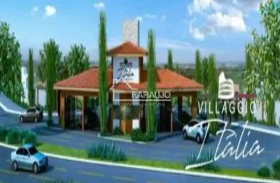 Terreno a venda no condominio villaggio italia, alto da boa vista em sorocaba
