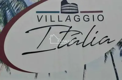 Terreno a venda no condominio villaggio italia, alto da boa vista em sorocaba