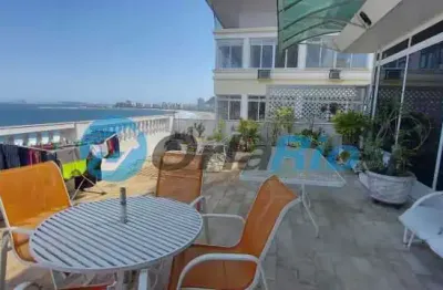 Cobertura com 4 quartos à venda na avenida atlântica, copacabana, rio de janeiro, 442 m2 por r$ 10.000.000