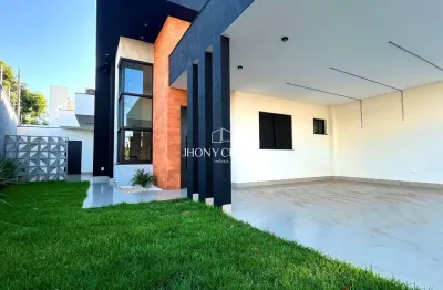 Casa rica em acamento de primeira linha. com 124m² de construção.