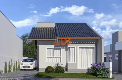 Casa com 2 quartos à venda no carijós, indaial , 50 m2 por r$ 349.990