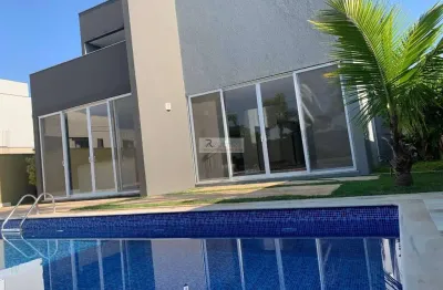 Jardim Helvetia, casa em condomínio fechado de alto padrão com 4 suítes planejados, espaço gourmet, piscina, Indaiatuba SP