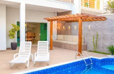 Impecável casa em condomínio à venda em Indaiatuba-SP: 4 quartos, 3 suítes, 305m², 4 vagas - Jardim Amstalden Residence