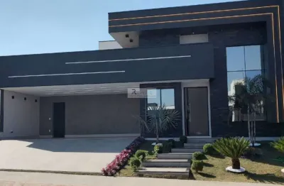 Impecável casa em condomínio à venda em Indaiatuba-SP, Jardim Residencial Dona Maria José: 3 quartos, 3 suítes, 1 sala, 6 vagas de garagem, 222m² de á