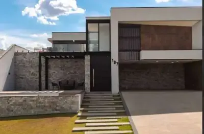Venda de Casa em Condomínio de Luxo em Indaiatuba-SP  Jardim Quintas da Terracota  3 suítes  418,90m²  4 vagas.
