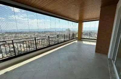 Apartamento para locação em taubaté, jardim das nações, 4 dormitórios, 4 suítes, 5 banheiros, 4 vagas