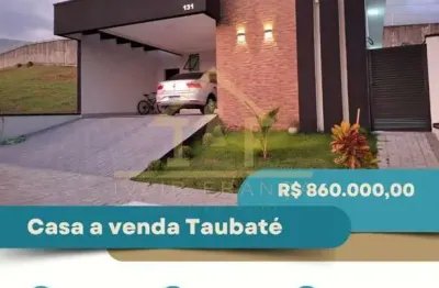 Casa em condomínio para venda em taubaté, condominio cataguá way, 3 dormitórios, 2 suítes, 3 banheiros, 4 vagas