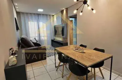 Apartamento para venda em taubaté, parque são luís, 2 dormitórios, 1 suíte, 2 banheiros, 1 vaga