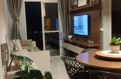 Apartamento venda com três quartos, 69m², duas garagem cobertas.