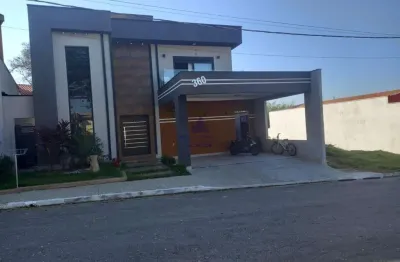 Imperdível oportunidade! casa de luxo em condomínio no parque vera cruz, tremembé-sp. 4 quartos, 2 suítes, 3 salas, 2 vagas de garagem.