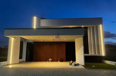 Casa em condomínio de luxo com 3 suítes e 176,76m² em residencial pérola do vale, tremembé-sp