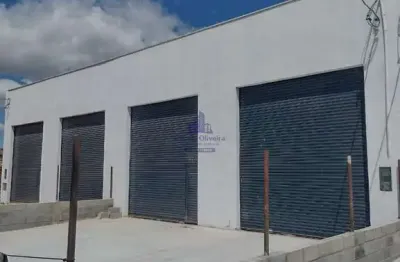 Locação de galpão comercial de alto padrão em são gonçalo, taubaté-sp: 1 sala, 2 banheiros, 4 vagas de garagem, 200m².