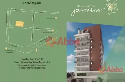 Residencial jasmins - 2 dormitórios com garagem - ap825