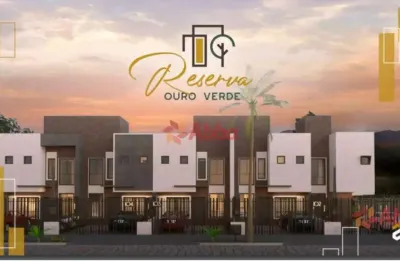 Residencial ouro verde - casa geminada com 2 suítes e 2 vagas de garagem - ca1208