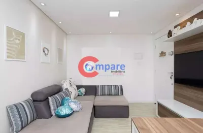 Lindo apartamento no condomíno santa tereza, 2 dormitórios, sala para dois ambientes, condomníno co