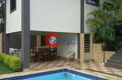 Belíssima casa de 456 m²  com 4 dorm e 2 suítes à venda em atibaia - com pavimentos e laser constru