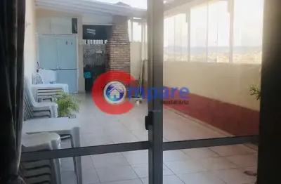 Belíssima cobertura à venda, no condomínio fatto sport faria lima, na região do cocaia, guarulhos,