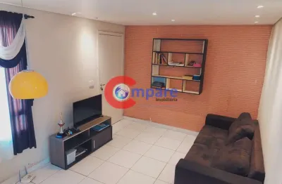 Apartamento à venda no condomínio santa cecília, na região da água chata, guarulhos, sp