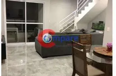 Excelente apartamento duplex à venda,  com 155 metros 4 dormitórios jardim las vegas, guarulhos, sp