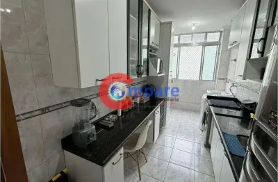 Lindo apartamento à venda, com 2 dormitórios e 1 vaga de garagem,na região do  cocaia, guarulhos, s
