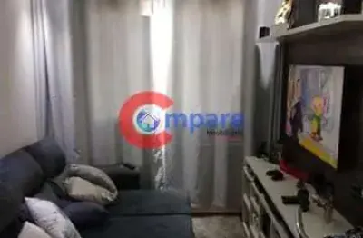 Apartamento com 2 dormitórios à venda, 45 m² - jardim las vegas - guarulhos/sp