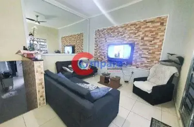 Excepcional casa com salão comercial à venda, água chata, guarulhos, sp