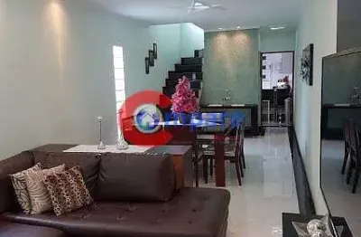 Sobrado à venda, com 3 dormitórios, sendo  1 suite, além de 7 vagas de garagem, jardim santa mena,