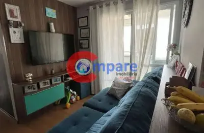 Excelente apartamento à venda, no 20° andar com vista livre, na região do jardim imperador, guarulh