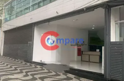 Excelente salão comercial  para locação,  com 43 metros  - centro, guarulhos, sp