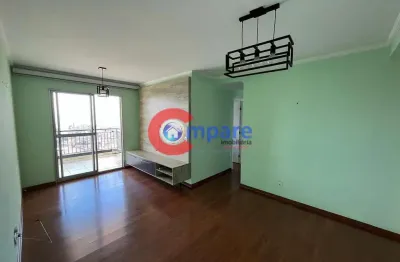 Apartamento com 3 quartos à venda na avenida doutor timóteo penteado, 2410, vila galvão, guarulhos, 76 m2 por r$ 583.000