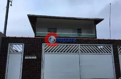 Casa à venda 2 quartos, 1 vaga, 61m², parque das americas, praia grande - sp