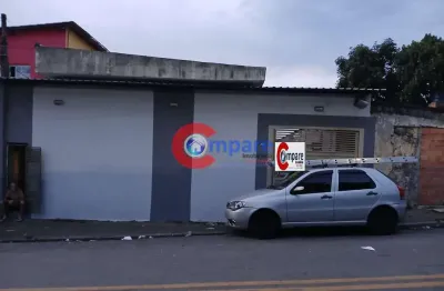 Casa com salão comercial à venda, jardim santo afonso, guarulhos, sp