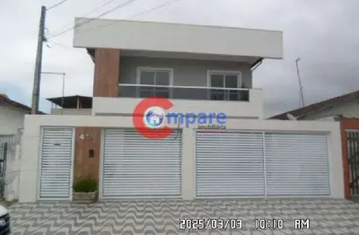 Casa à venda 2 quartos, 1 vaga, 64m², jardim real, praia grande - sp