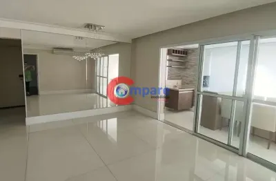 Excelente apartamento para locação, com 116 metros, 3 dormitórios, 3 suítes, 2 vagas - jardim santa