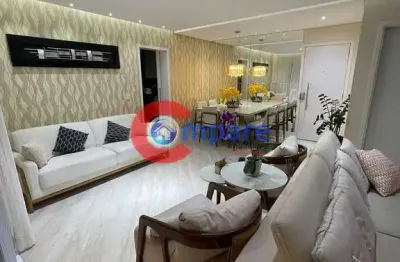 Excelente apartamento *porteira fechada*para venda e locação, 122 metros , 3 dormitórios, 3 sui´tes