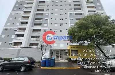 Apartamento à venda 2 quartos, 1 vaga, 86m², residencial e comercial palmares, ribeirao preto - sp