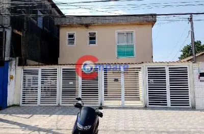 Casa à venda 1 vaga, 56m², parque sao vicente, sao vicente - sp