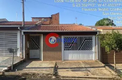 Casa com 2 quartos à venda na Rua Hermes Casarini, San Marino, Tatuí