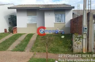 Casa à venda 2 quartos, 45m², residencial salvador bassalobre (pa, marilia - sp