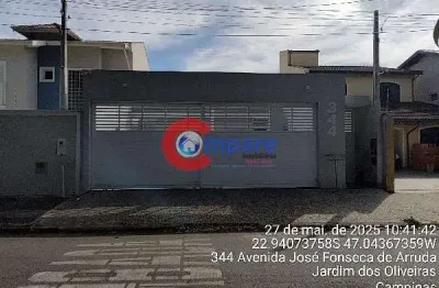 Casa à venda 3 quartos, 144m², jardim dos oliveiras, campinas - sp