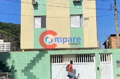 Apartamento à venda 1 quarto, 1 vaga, 64m², vila voturua, sao vicente - sp