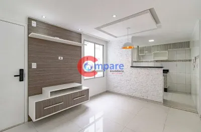 Lindo apartamento reformado com planejados no parque santa clara, vila alzira, guarulhos, sp
